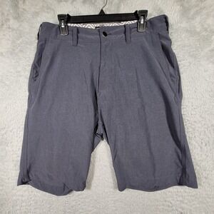 Multi-Functional Short Mens Size 34 Gray Hybrid Quick Dry Stretch Chino